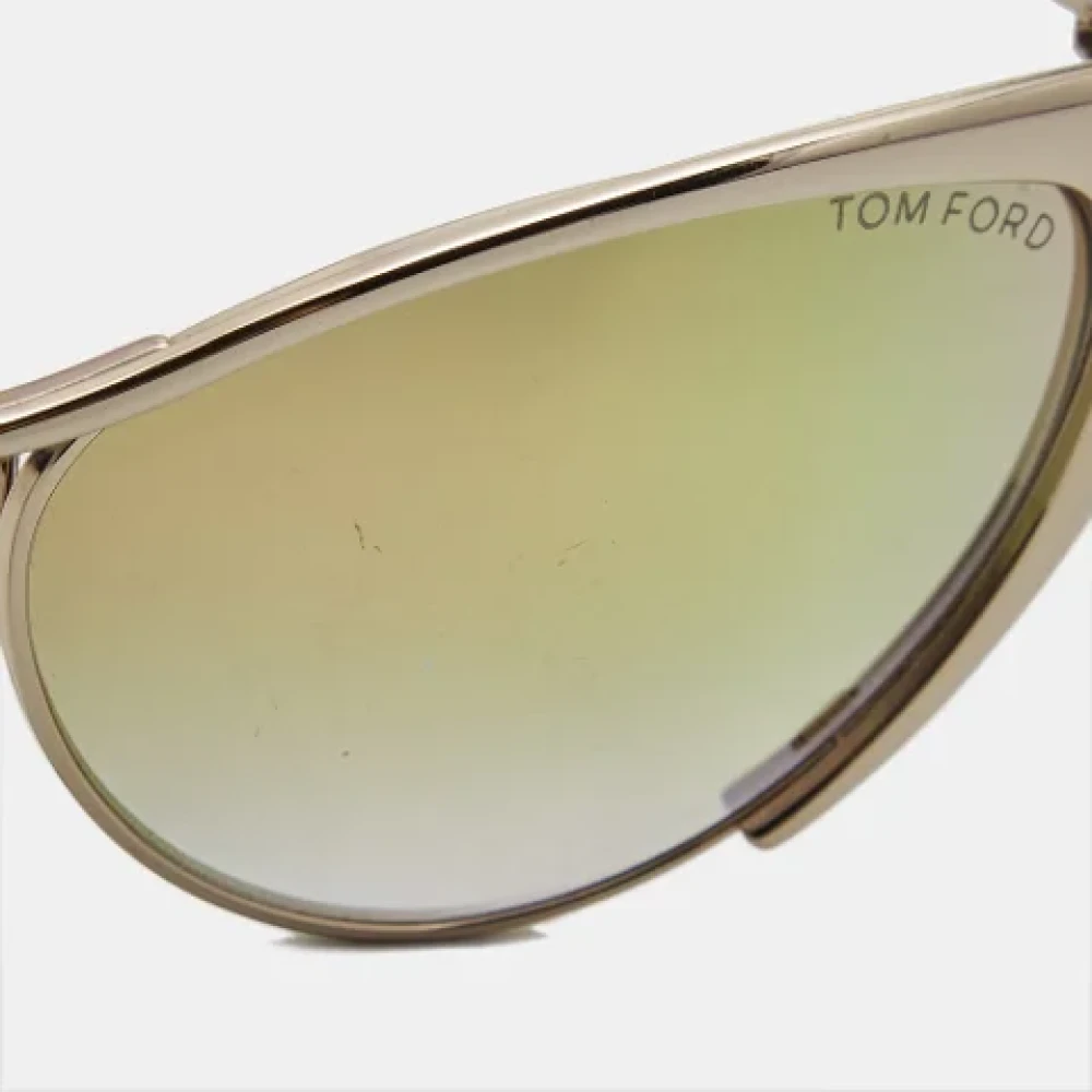 Tom Ford Pre-owned Acetate sunglasses Yellow Dames