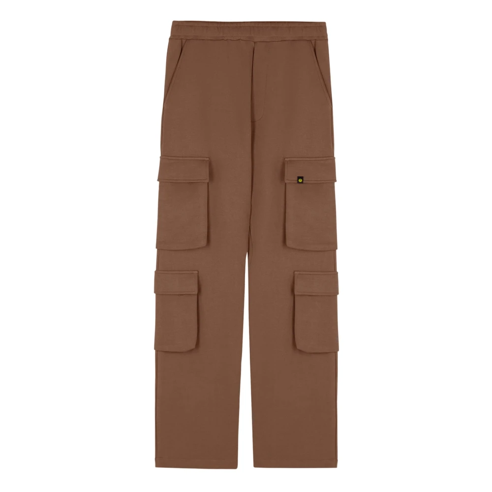 Barrow Cargo Sweatpants met meerdere zakken Brown Heren