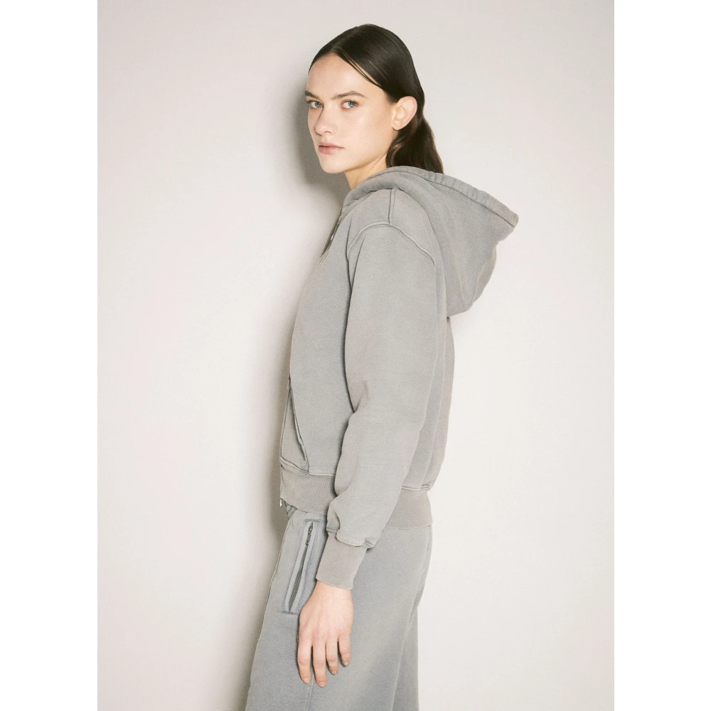 Our Legacy Hoodie in zwaar jersey Gray Dames