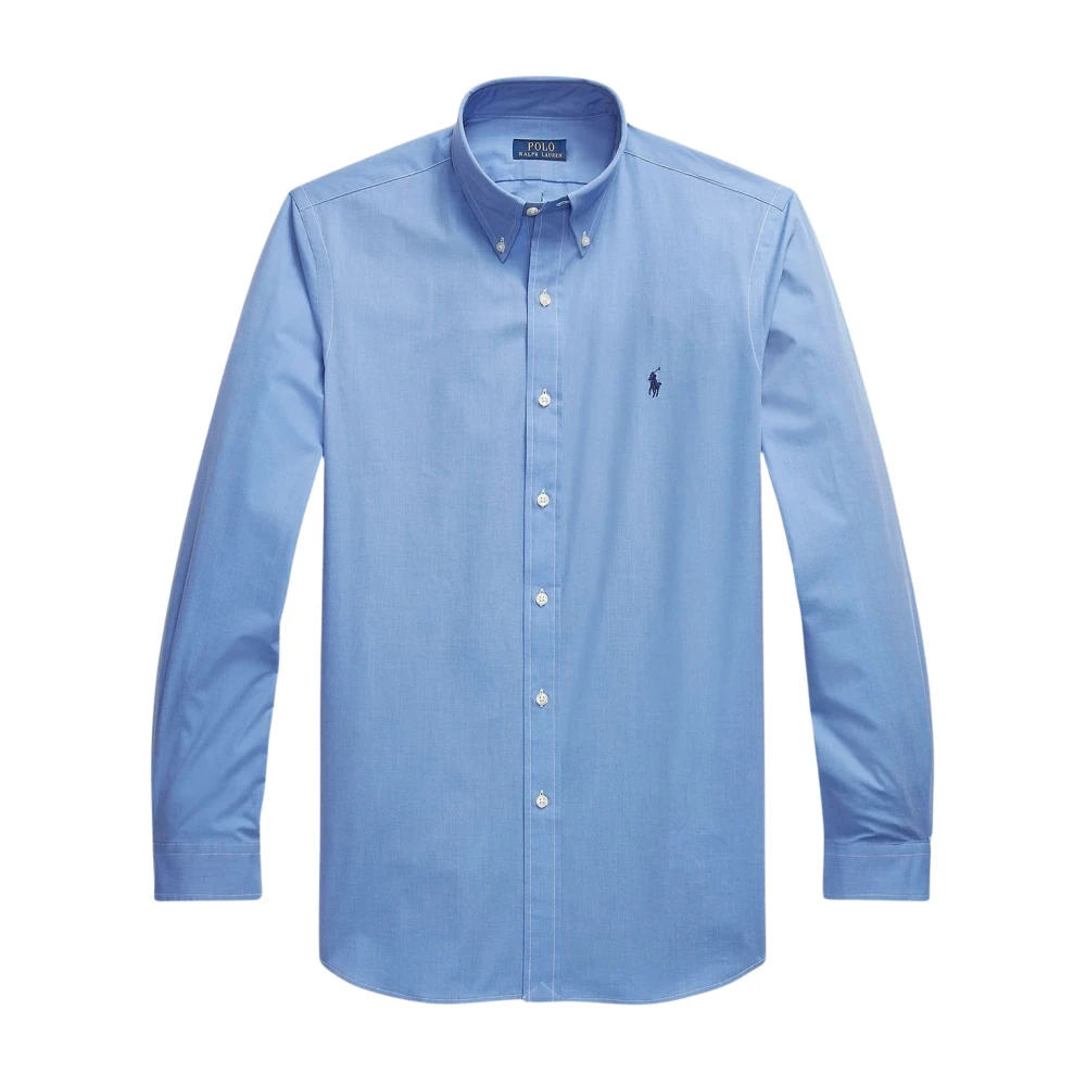 Polo Ralph Lauren Slim-Fit Stretch Popeline Overhemd Blue Heren