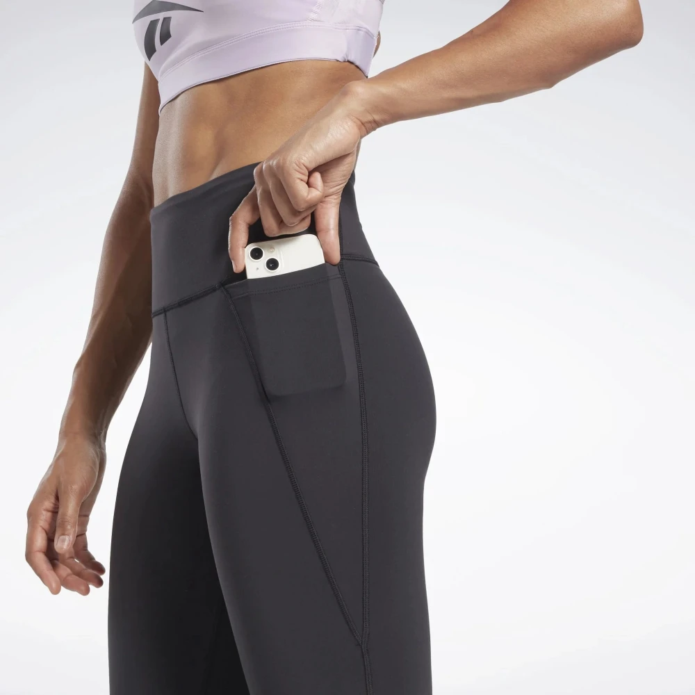 Reebok Lux High Rise Tight Leggings Black Dames