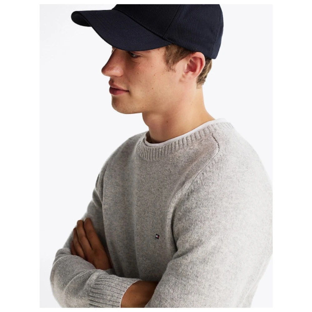 Tommy Hilfiger Ronde Hals Wollen Trui Gray Heren