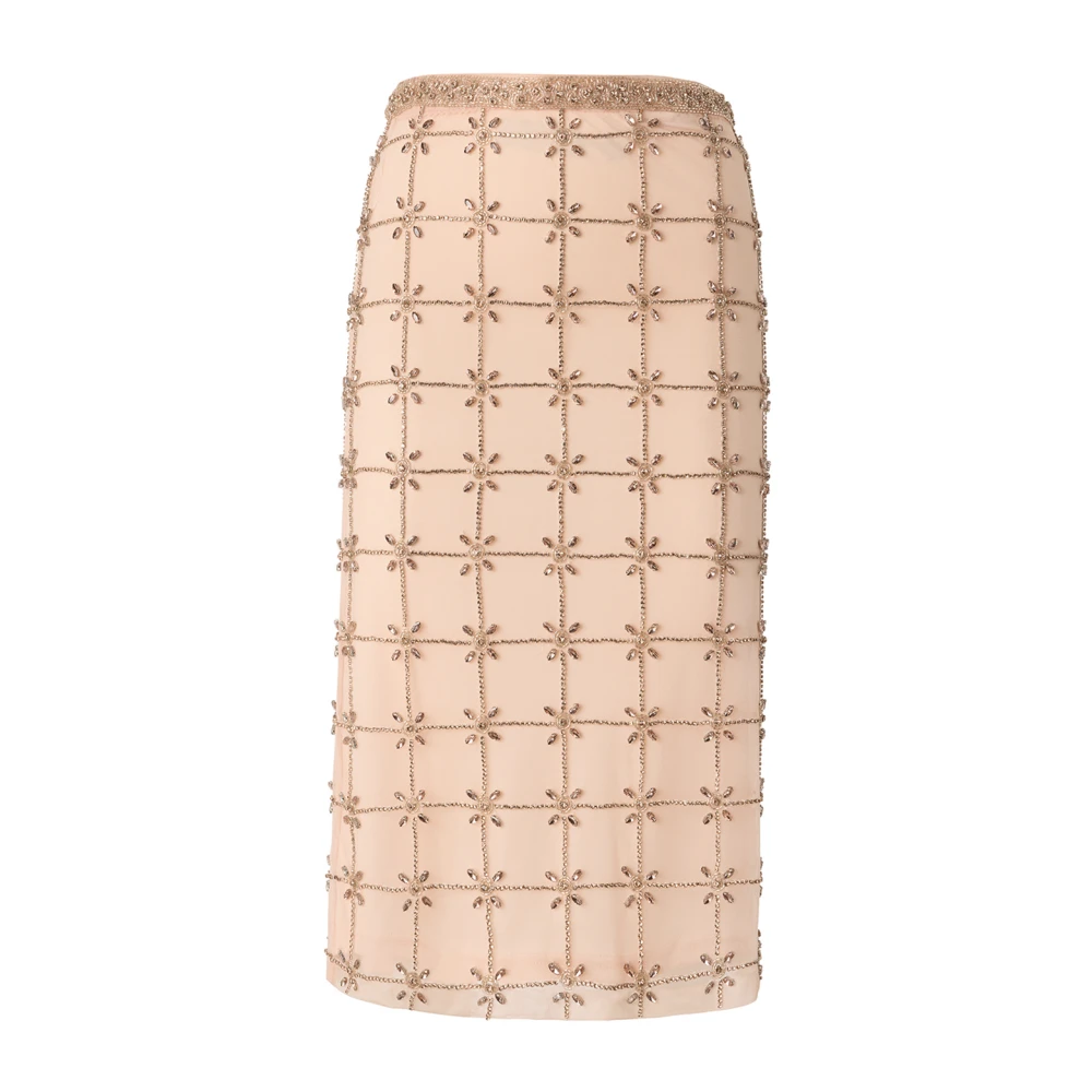 Pinko Women's Pink New Carrieri Gonna Tulle Full - O - Midi Skirts - Xs - Skirts