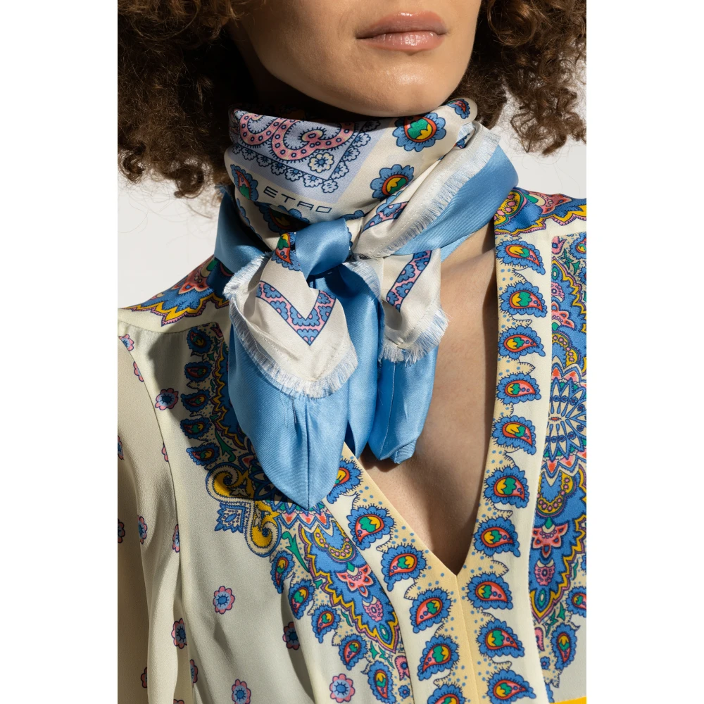 ETRO Zijden sjaal Multicolor Dames