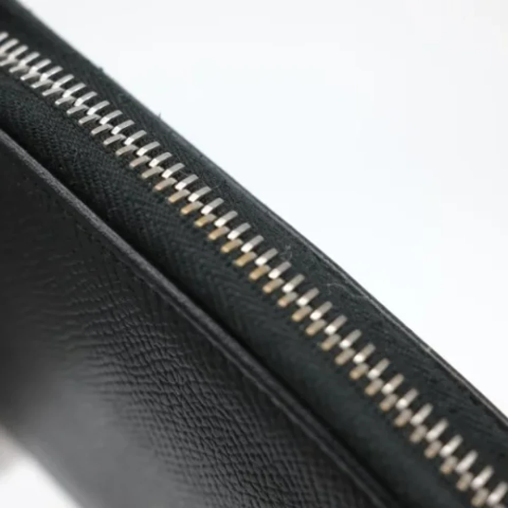 Bvlgari Vintage Pre-owned Leather wallets Black Dames