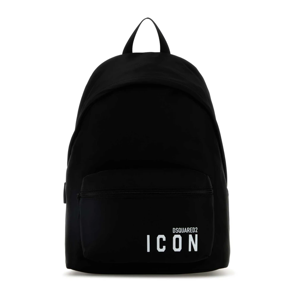 Dsquared2 Zwarte Be Icon Rugzak Black Heren