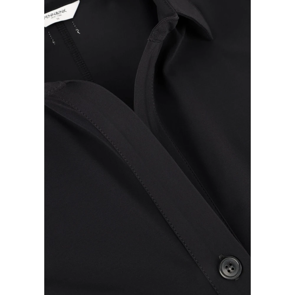 Penn&Ink N.Y Zwarte Mini Jurk voor veelzijdige elegantie Black Dames