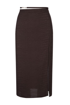 jupe-marron-en-viscose