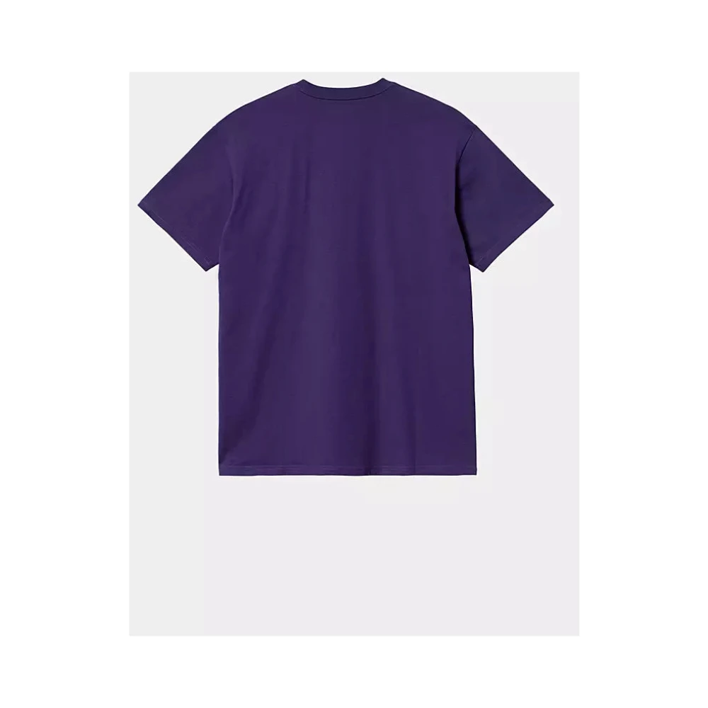 Carhartt WIP Chase T-Shirt in Tyrian Gold Purple Heren