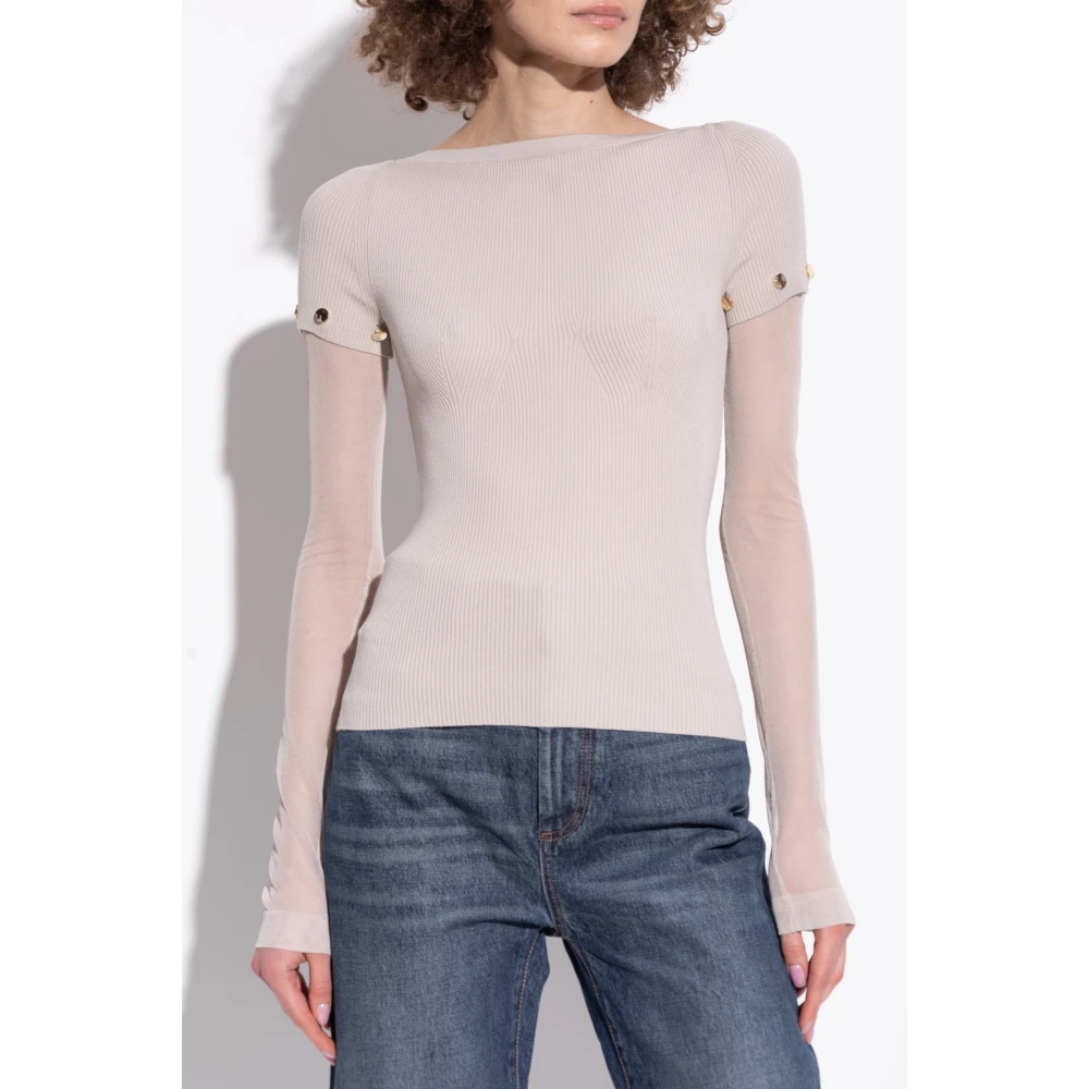 SPORTMAX Top Alcide Beige Dames