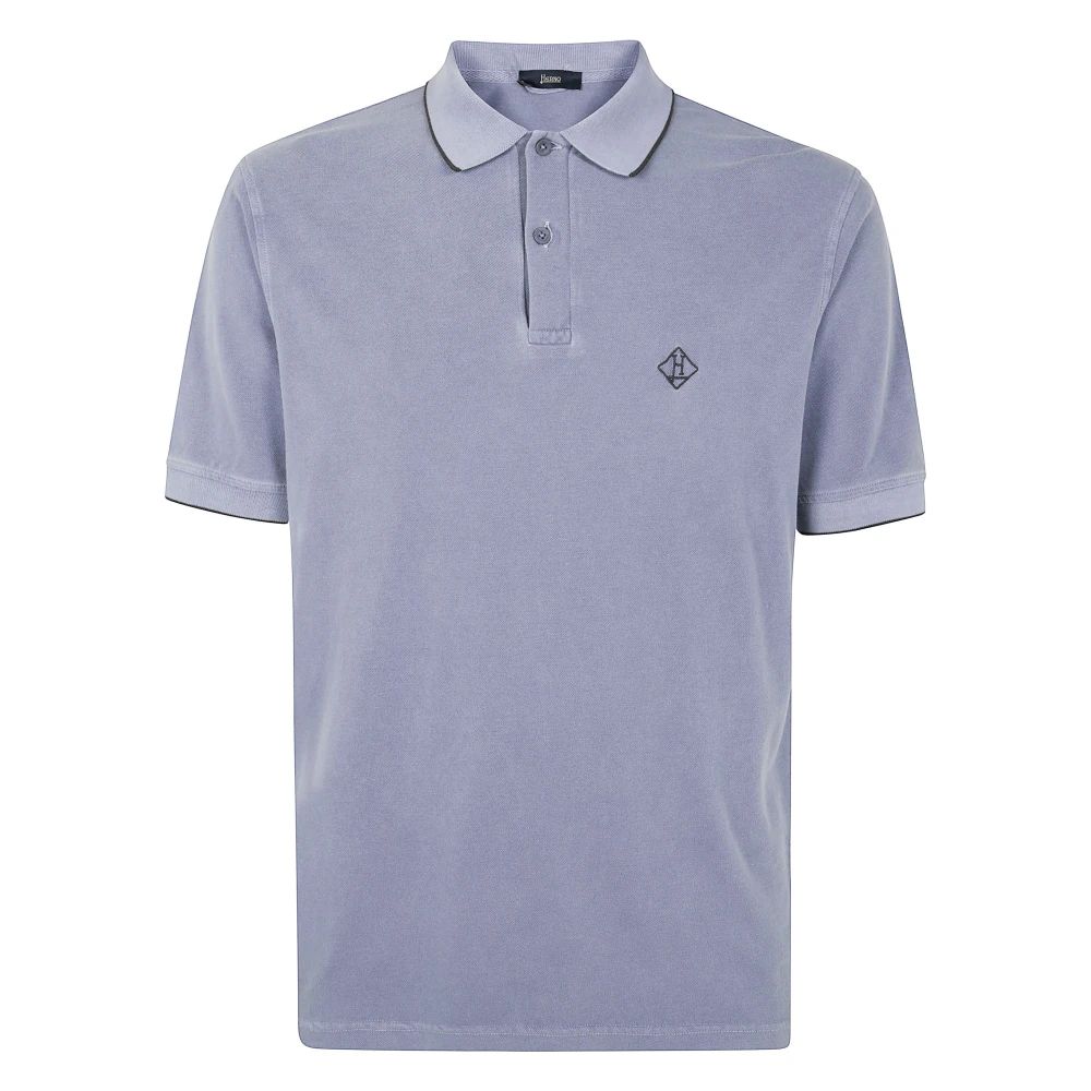 Herno - Tops > Polo Shirts - Blue - Herno - Modalova