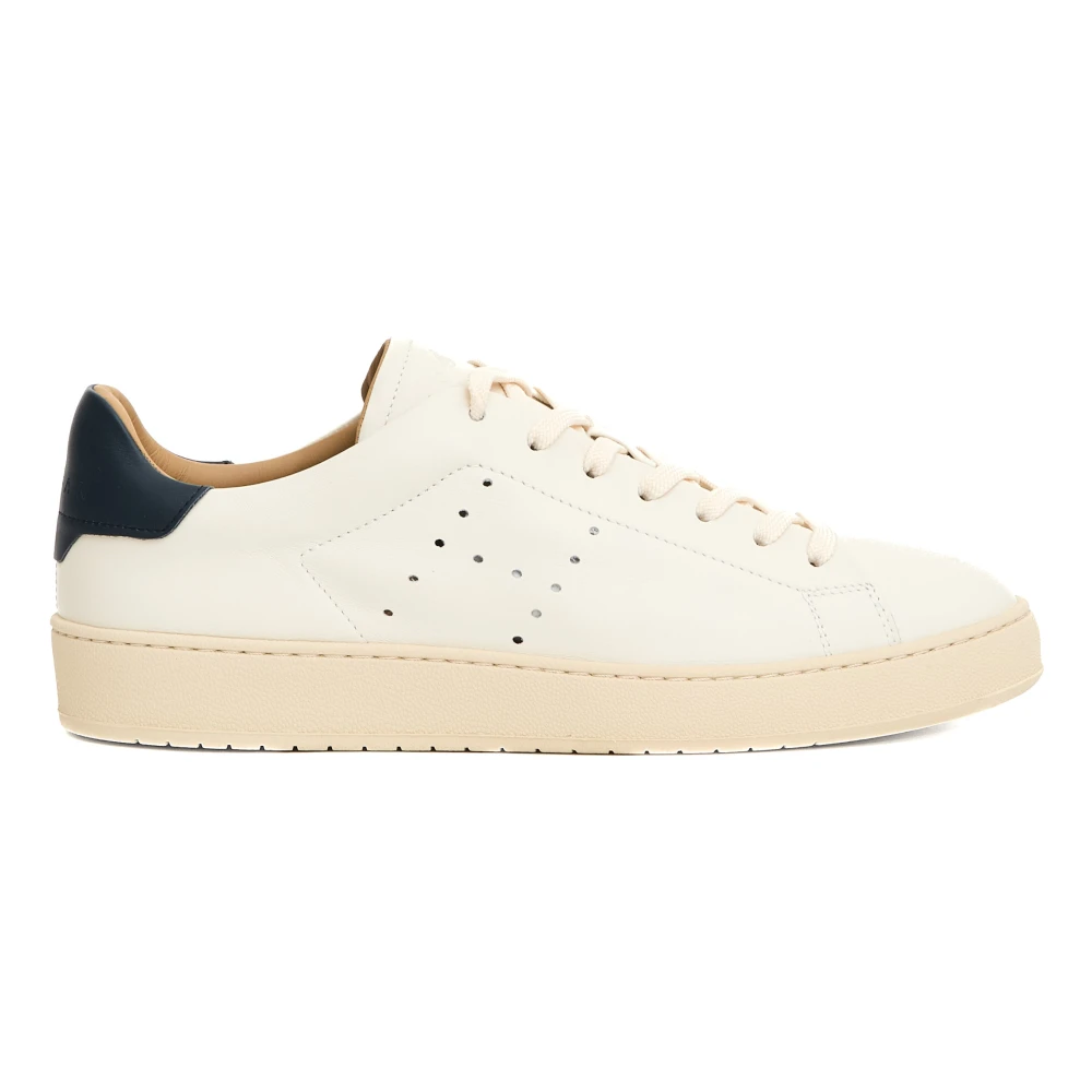 Hogan Witte Leren Sneakers Ss25 Heren Schoenen