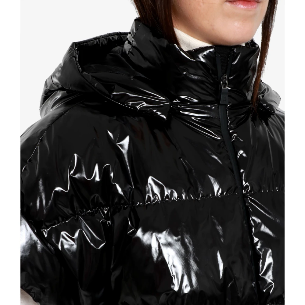 Herno Zwart Iridescent Donsjack Black Dames