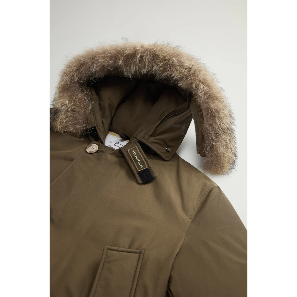 Woolrich Arctic Parka met Bontinzet Green Heren