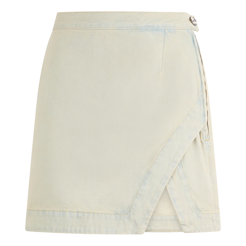Vivienne Westwood Women's Blue Denim Skirts, Xs, Denim Mini Skirt