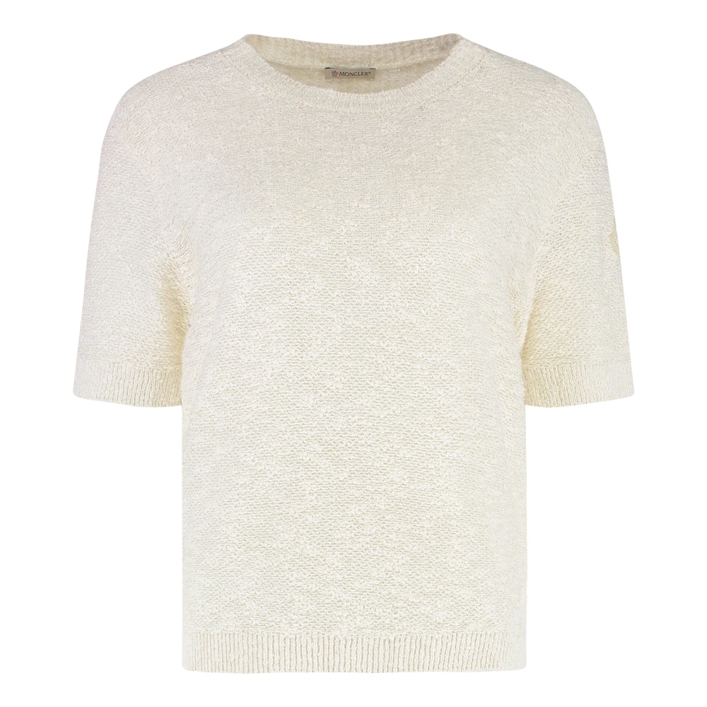 Knitwear > Round-neck Knitwear - - Moncler - Modalova