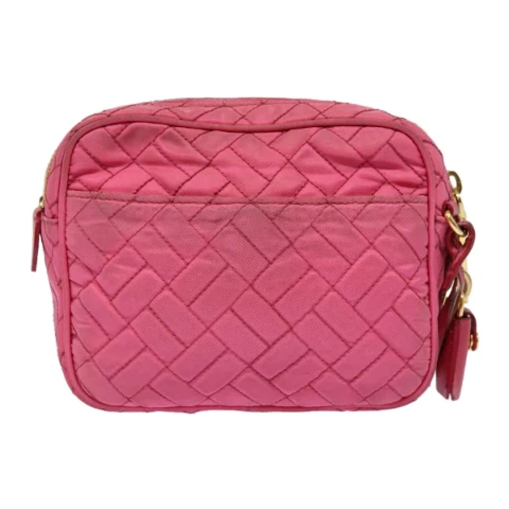 Prada Vintage Pre-owned Fabric prada-bags Pink Dames