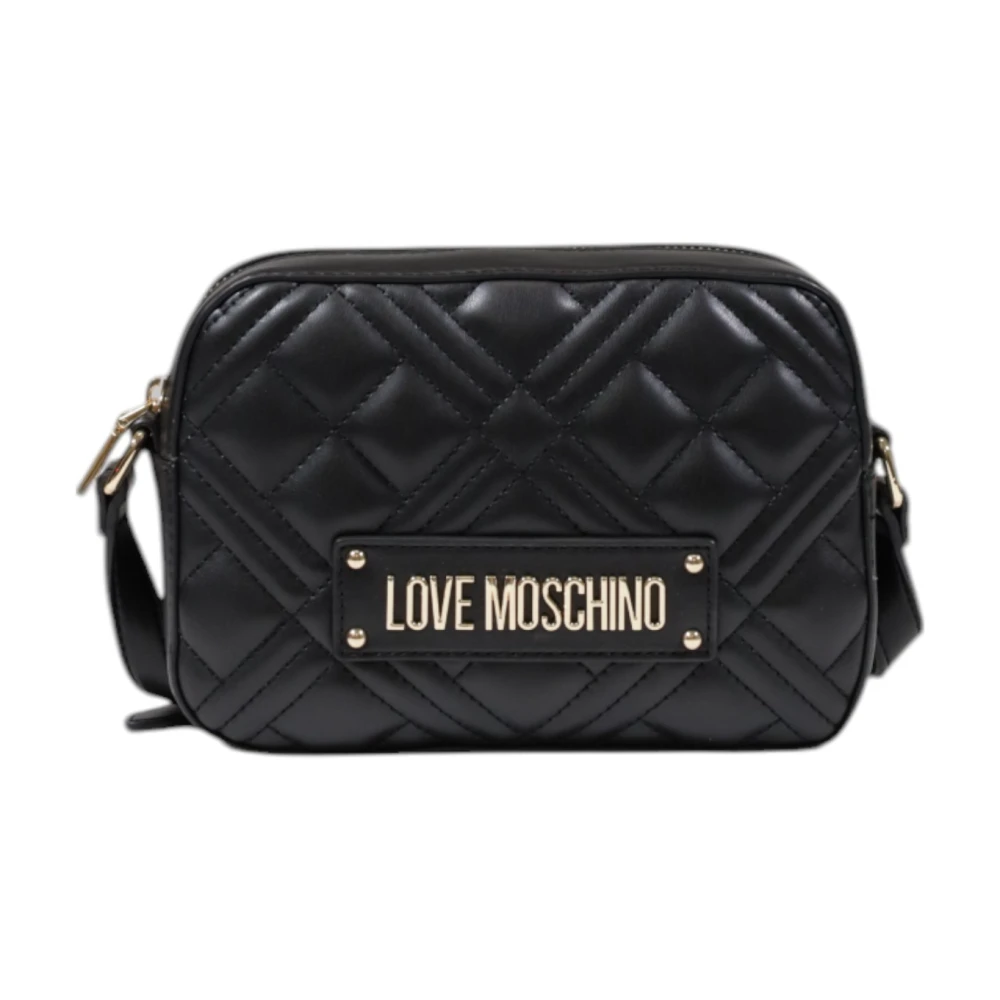 Love Moschino Zwarte handtas met enkelband Black Dames