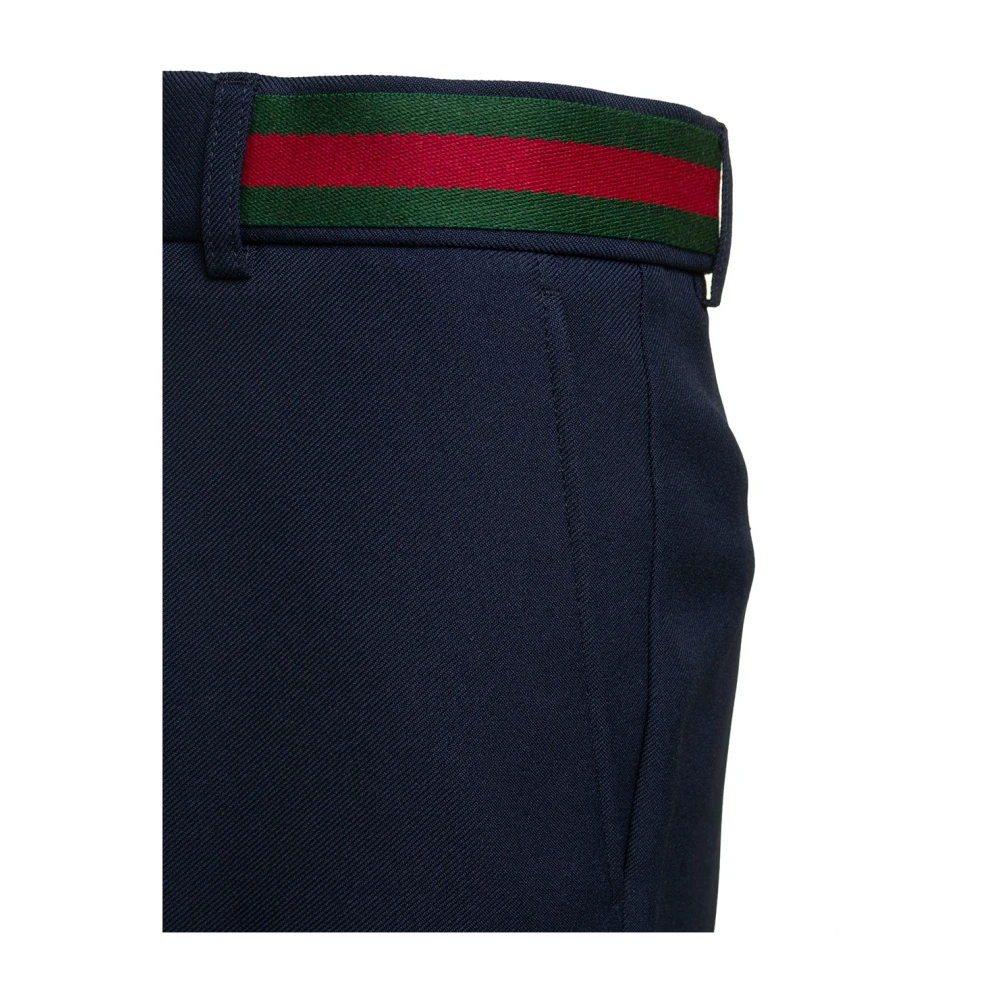 Gucci Suit Trousers Blue Heren