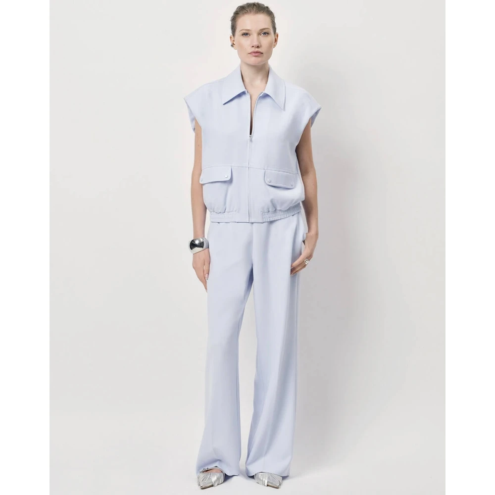 Dante 6 Wijde Elastische Broek Blue Dames