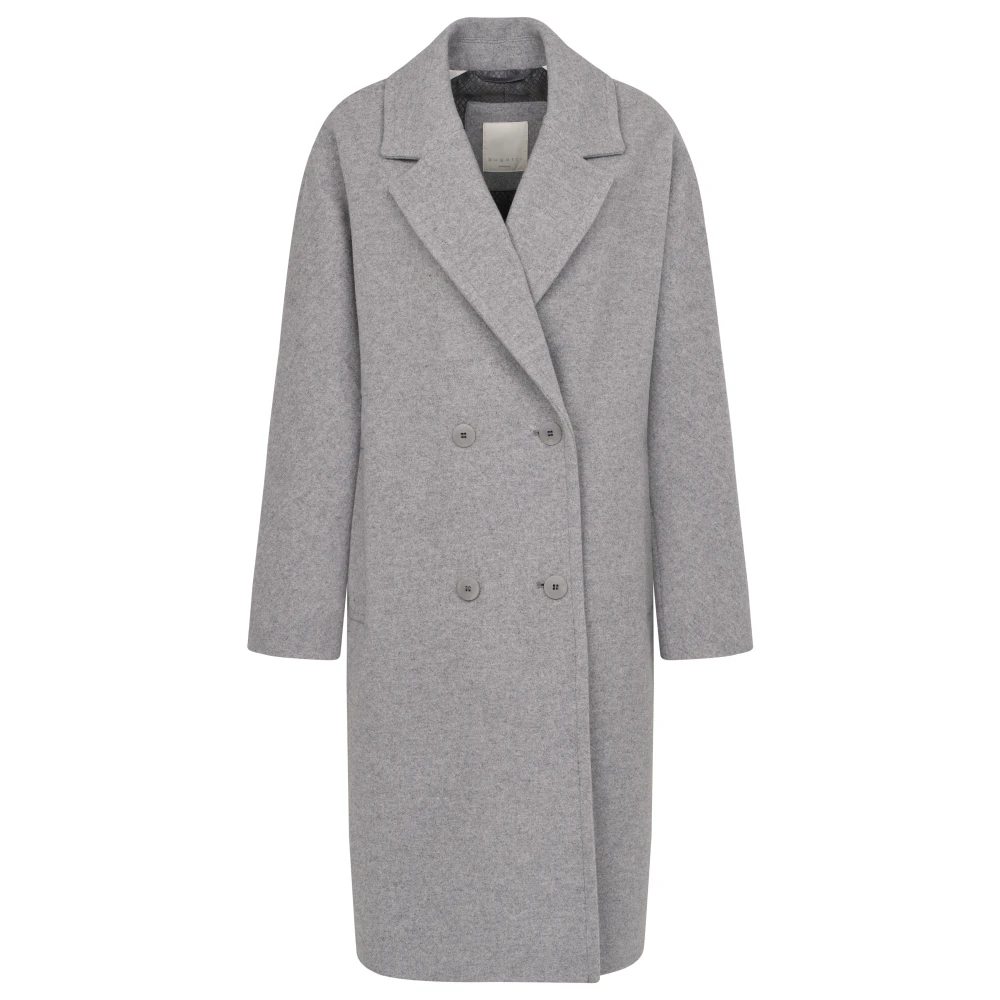 Bugatti Casual Wollen Jas met Kimono Detail Gray Dames