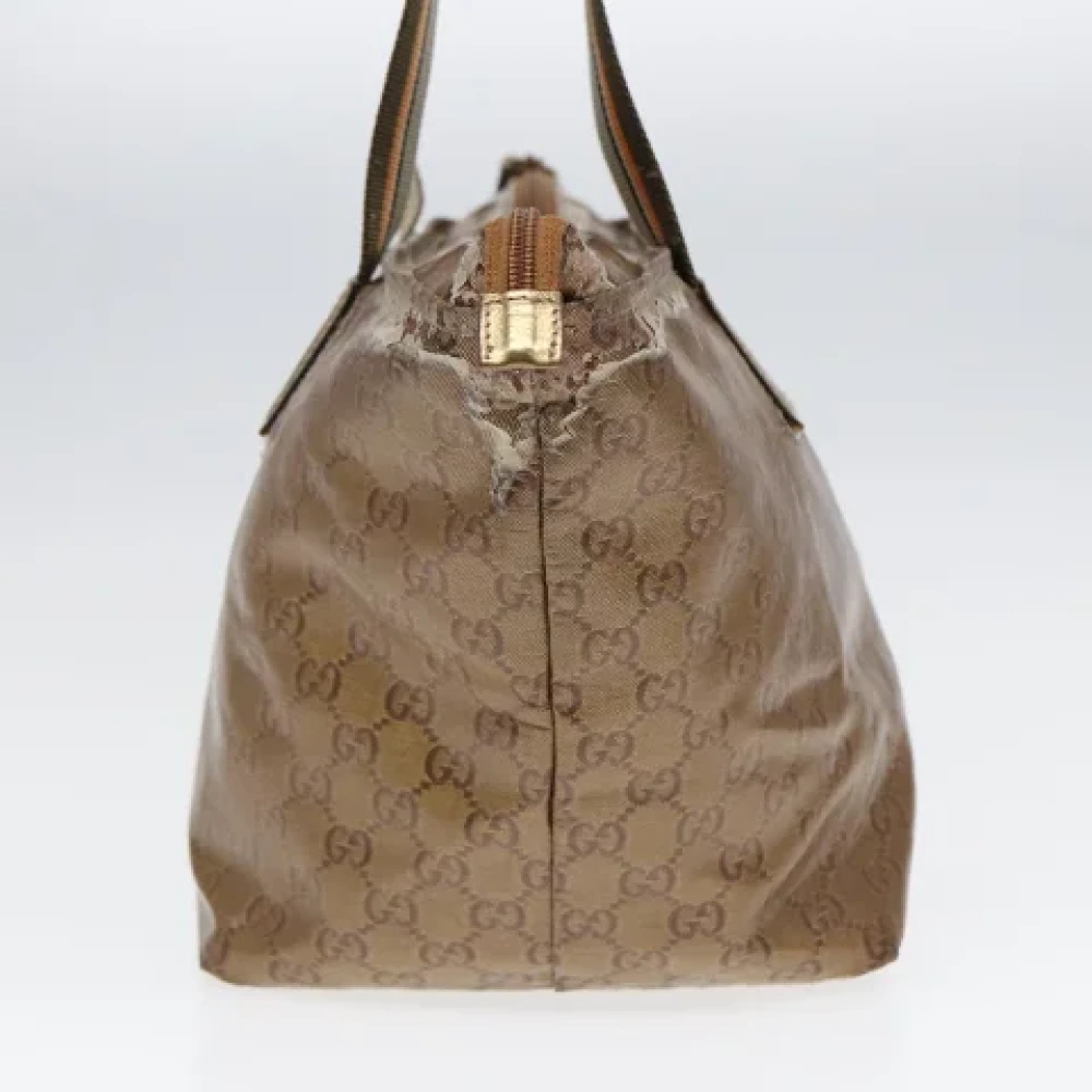 Gucci Vintage Pre-owned Canvas totes Yellow Dames