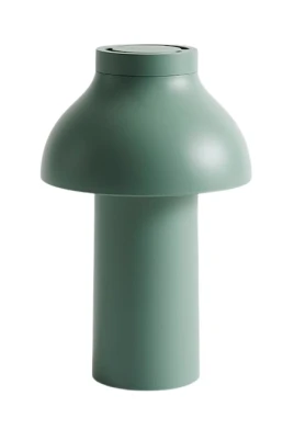 Bärbar lampa i höstgrönt