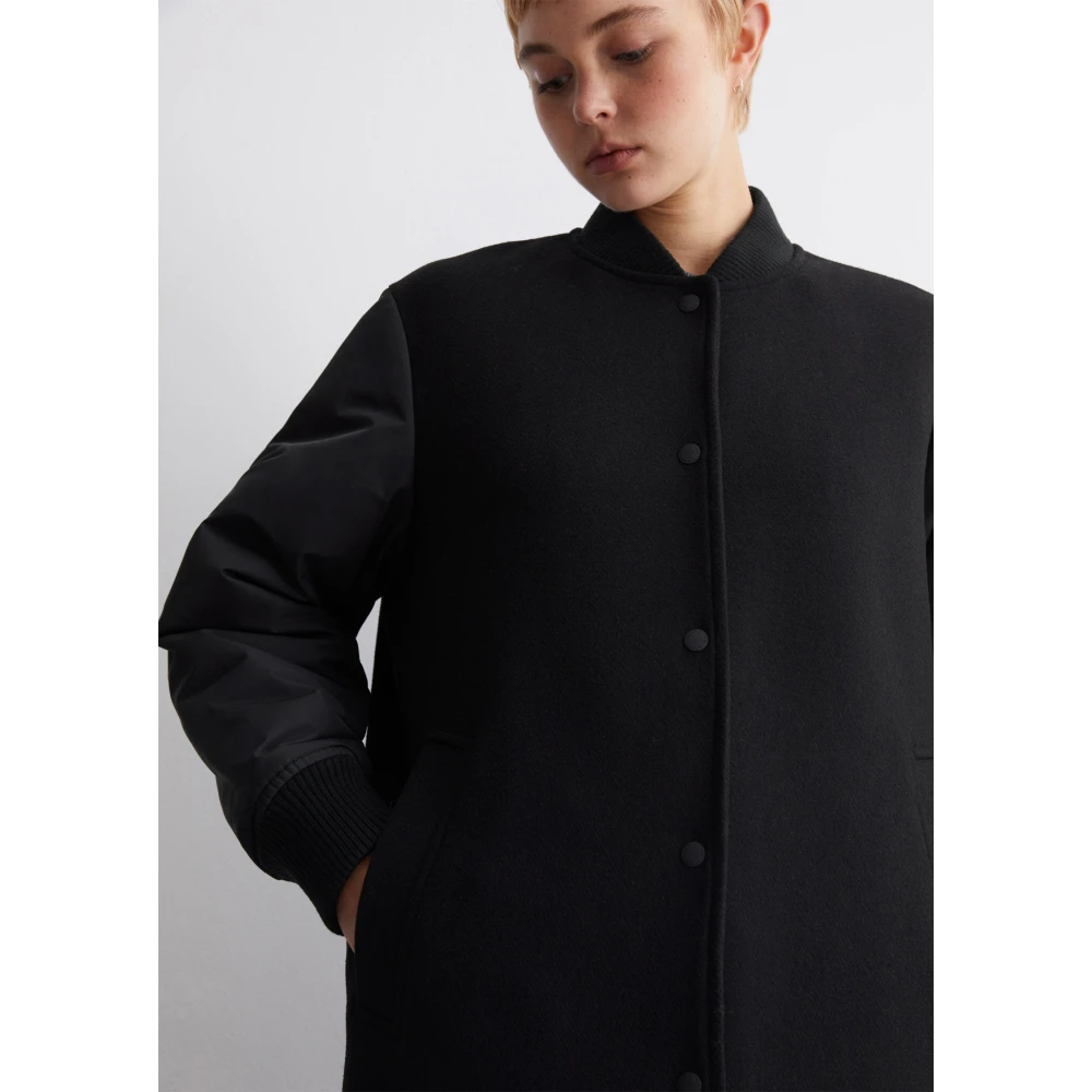 Marc O'Polo Varsity coat relaxed Black Dames