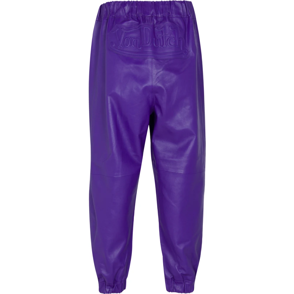 Von Dutch Trousers Purple Heren