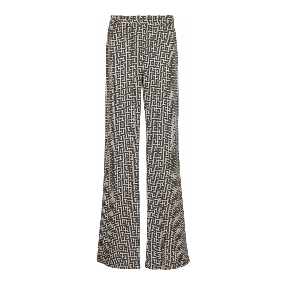 Trousers > Wide Trousers - - Balmain - Modalova