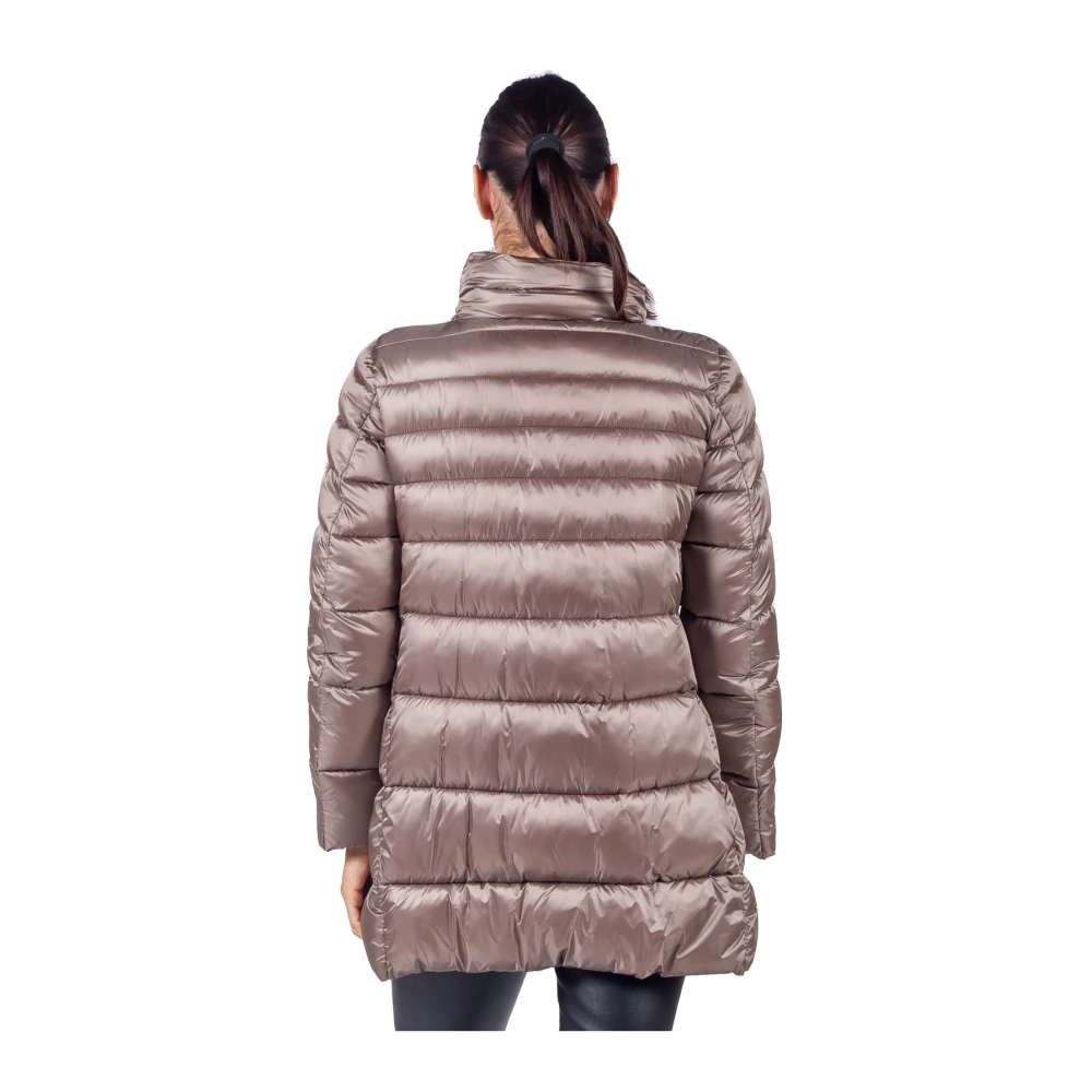 Emme DI Marella Beige Toscana Gewatteerde Jas Beige Dames