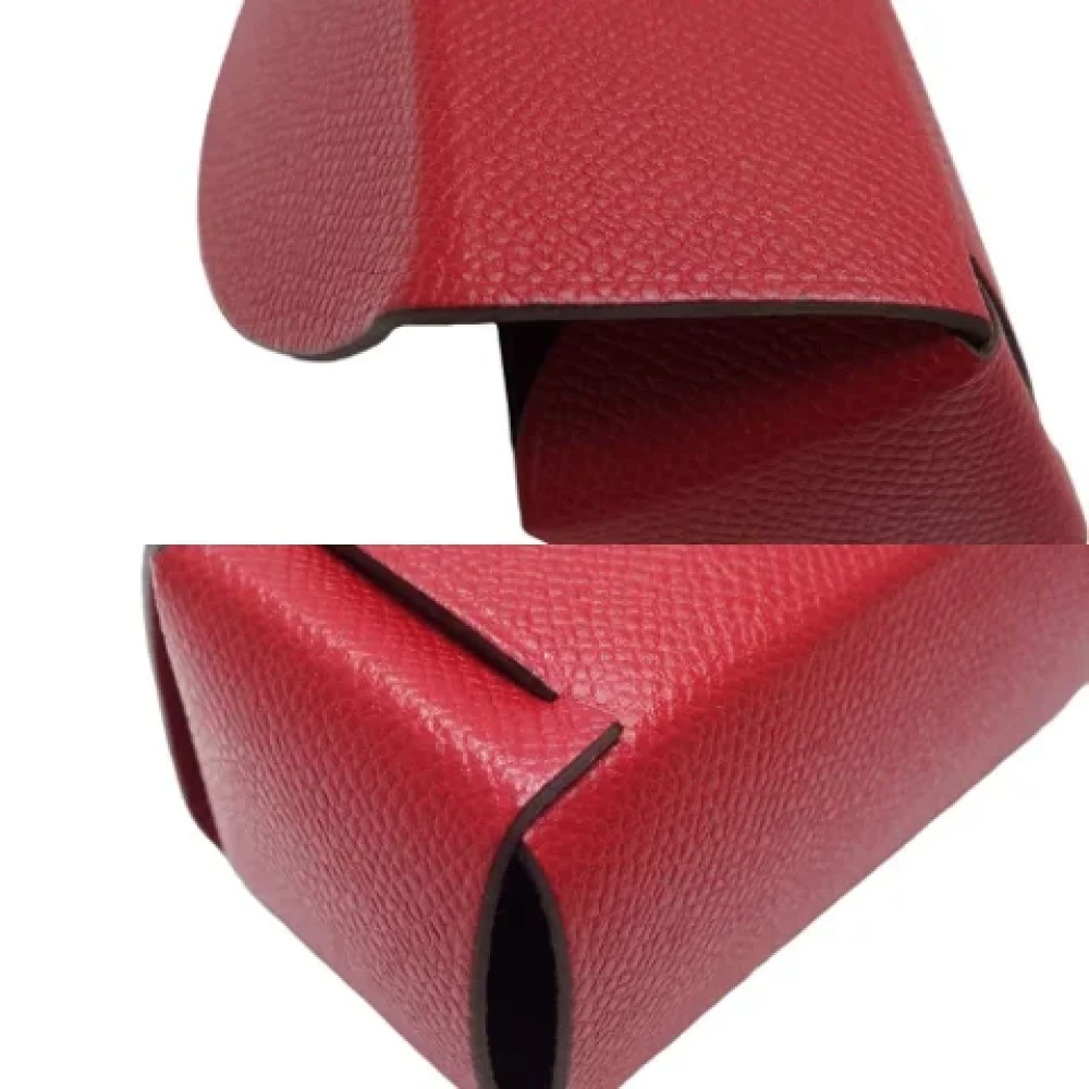 Hermès Vintage Pre-owned Leather home-office Red Dames