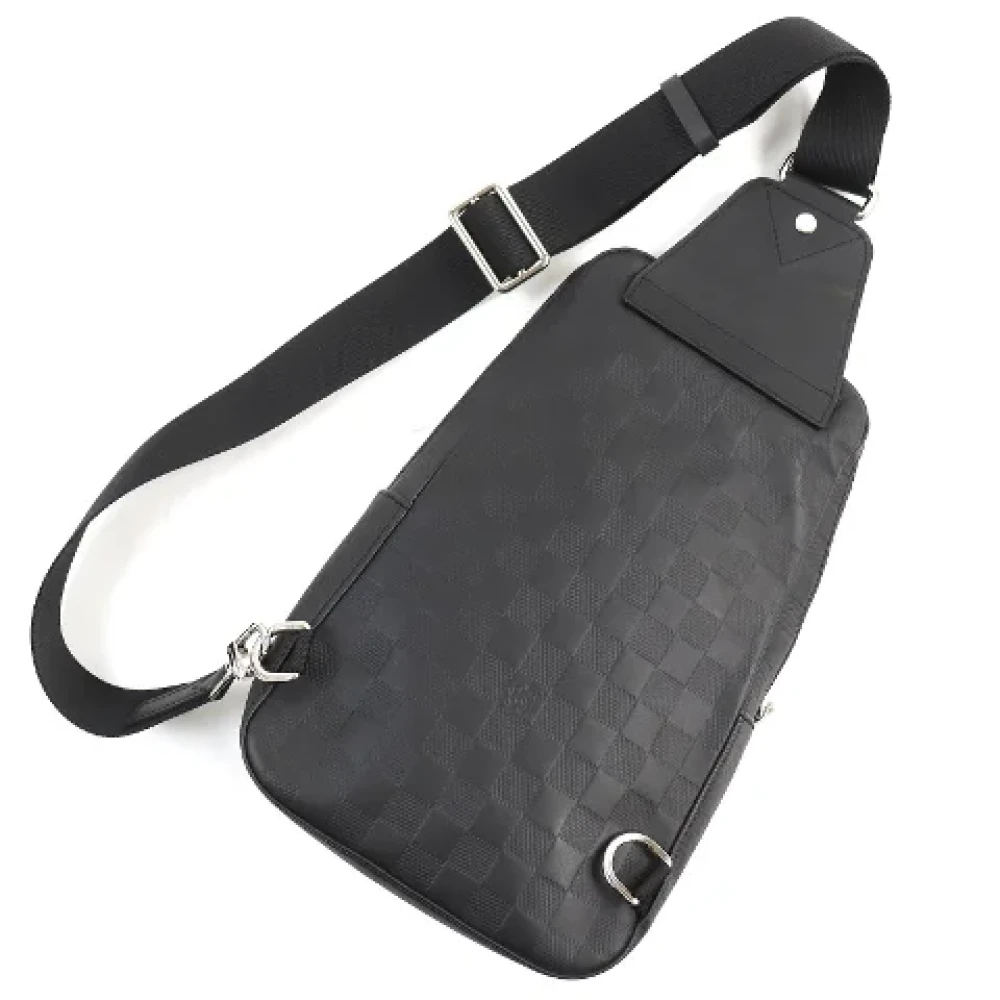 Louis Vuitton Vintage Pre-owned Canvas crossbody-bags Black Dames