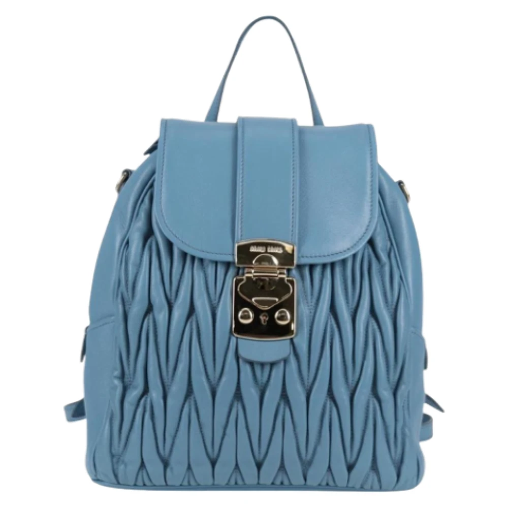 Pre-owned > Pre-owned Bags > Pre-owned Backpacks - - Miu Miu Pre-owned - Modalova