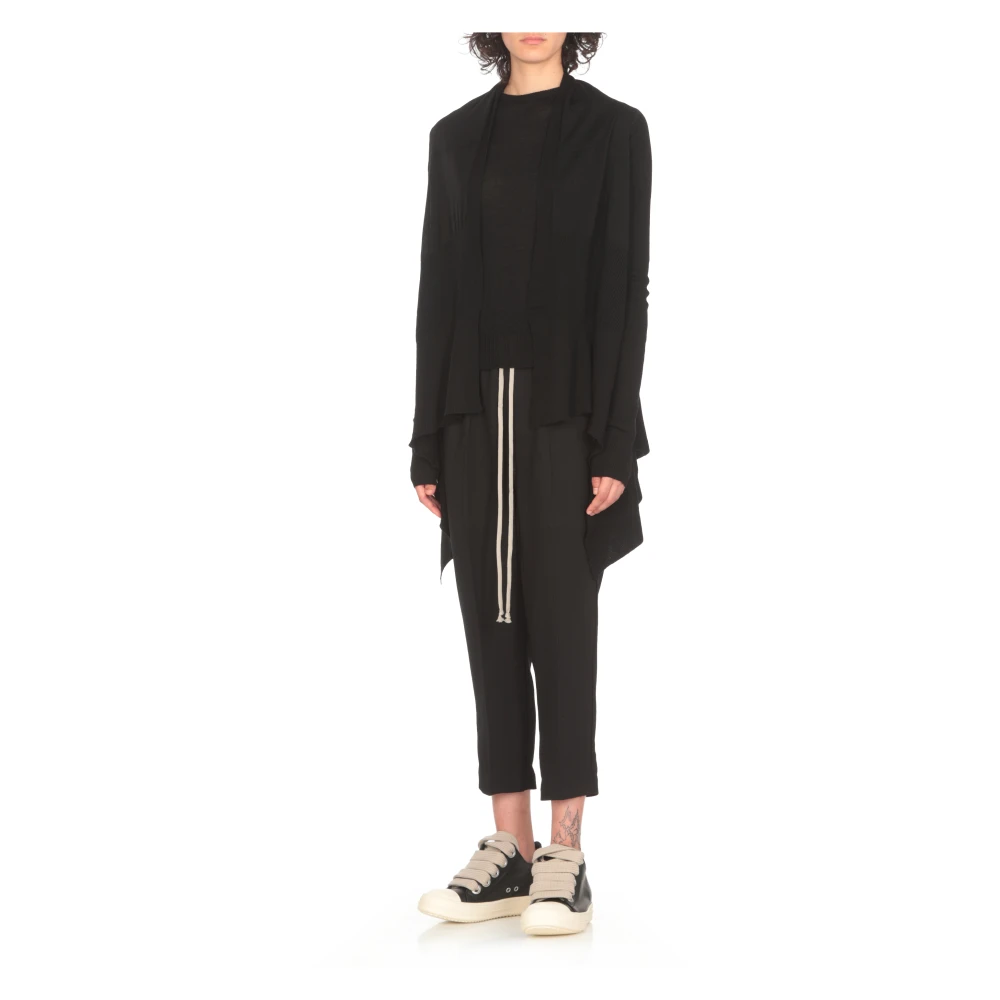 Rick Owens Wollen Cardigan Black Dames
