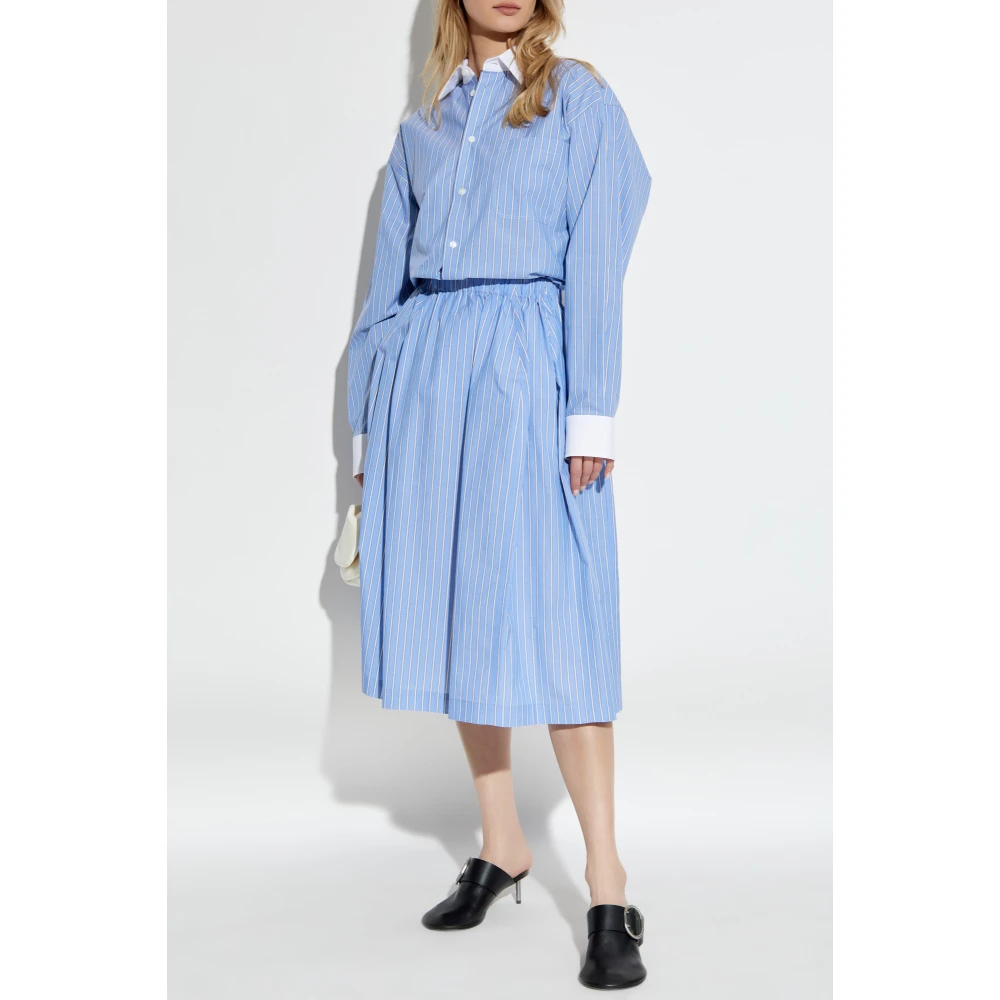 Marni Gestreepte patroon rok Blue Dames