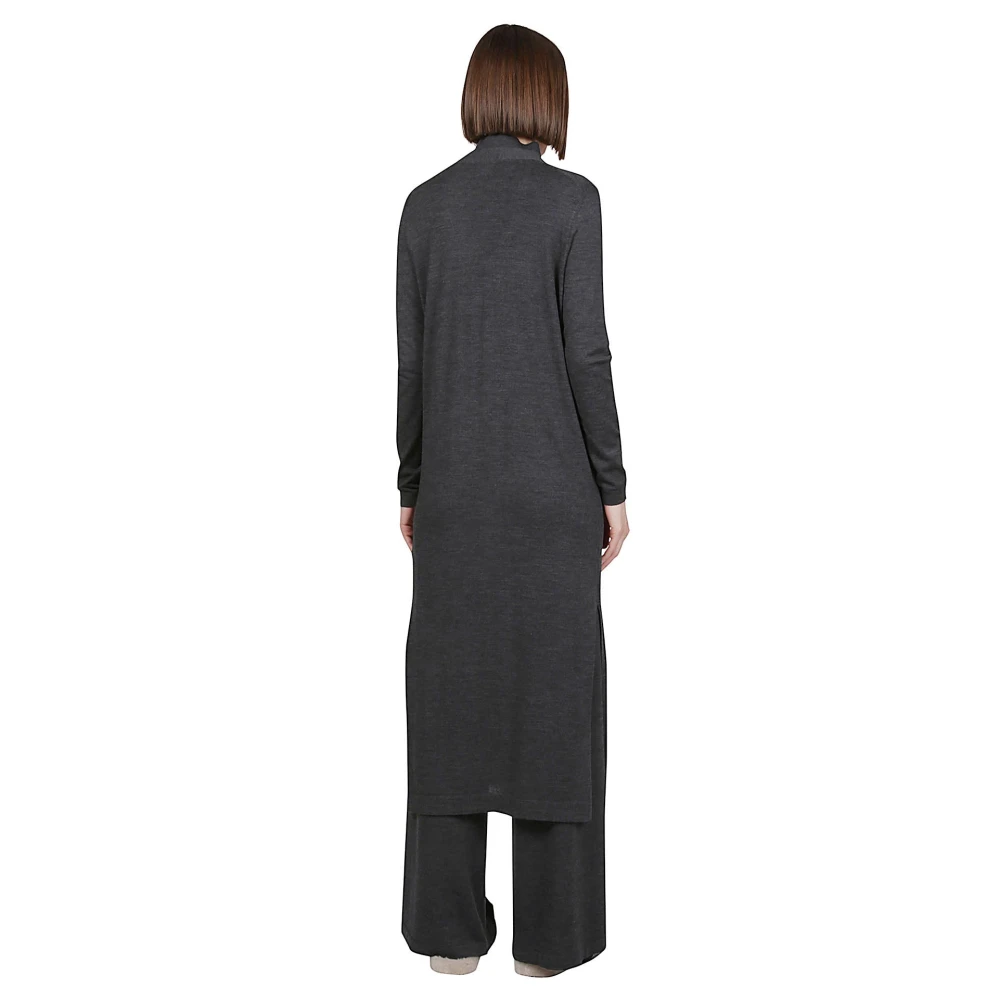 Eleventy Luxe Lang Wol Vest Gray Dames