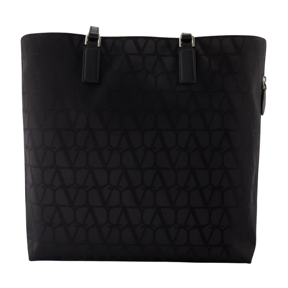 Valentino Garavani Shoppers Tiole Iconographe Tote Bag in zwart