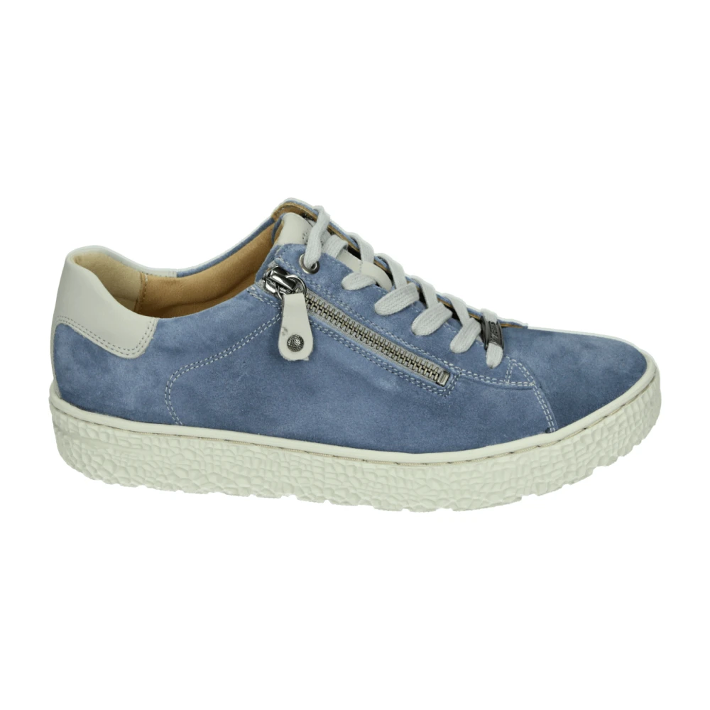 Hartjes Sportieve Lage Dames Schoenen Lichtblauw Dames Schoenen