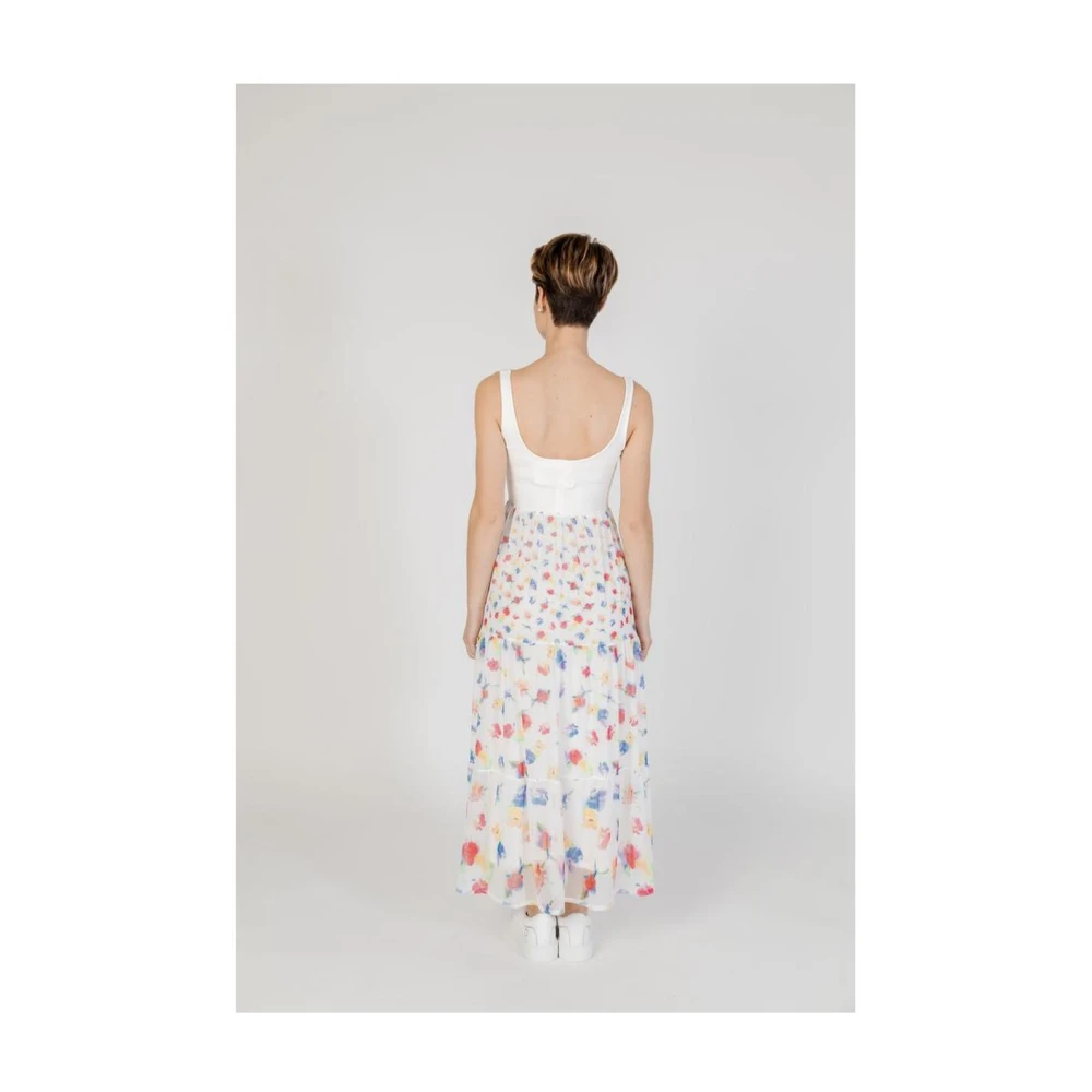 Desigual Moderne Witte Polyester Jurk voor Vrouwen White Dames