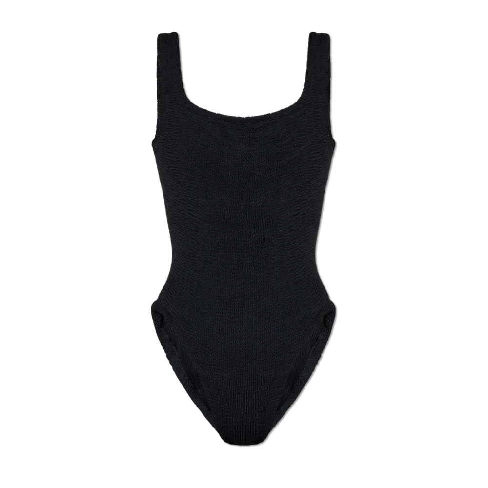 Hunza G Women's Black Swimsuits, One Size, One-Piece Swimsuit
