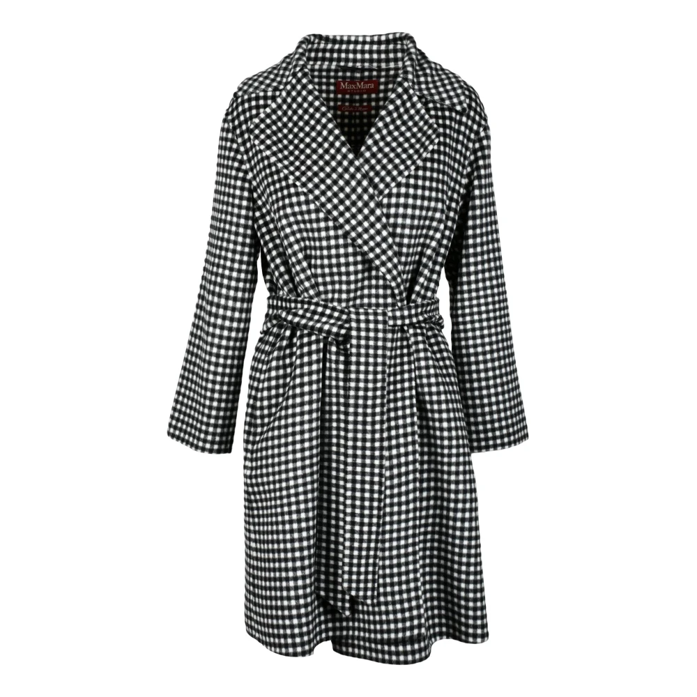 Max Mara Studio Jas Black Dames