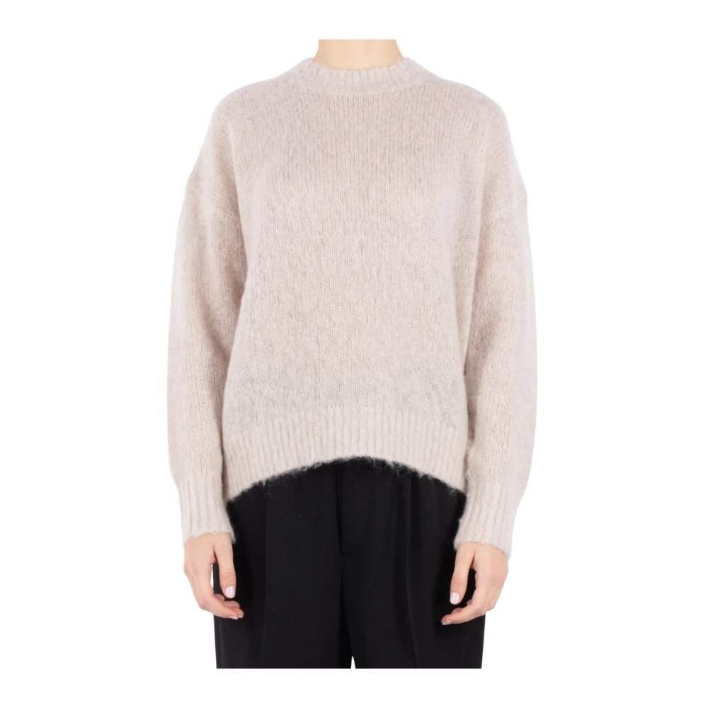 Isabel Marant Étoile Beige Wol Mohair Mix Pullover Beige Dames