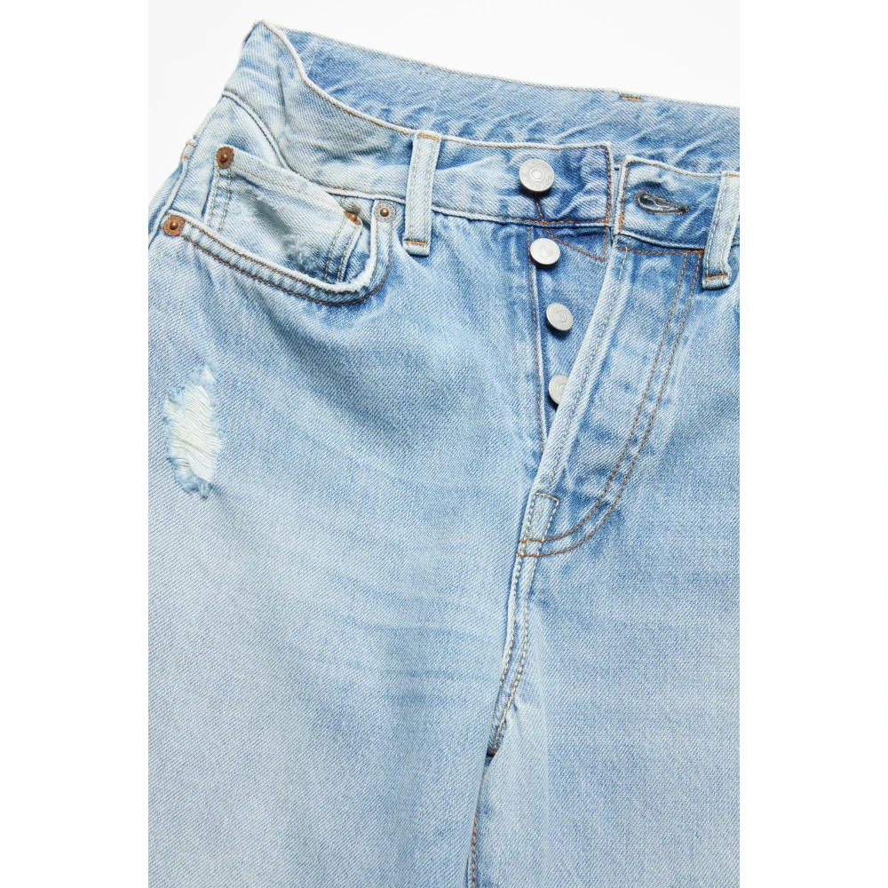 Acne Studios Blauwe High Waist Jeans Blue Dames