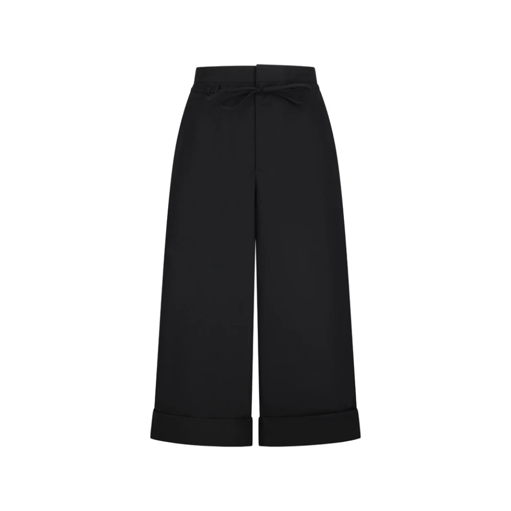 Jacquemus Black Wide Trousers, Male, M, Le Pantalon Marin