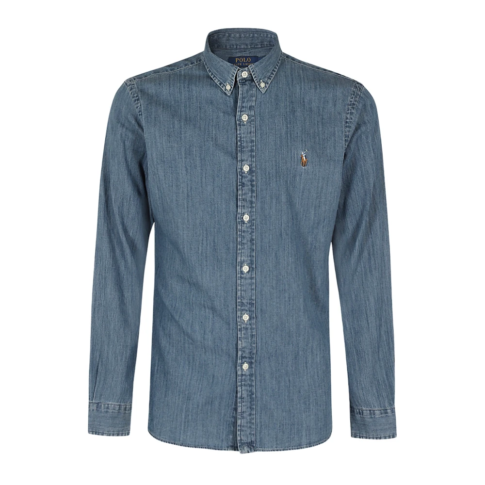 Polo Ralph Lauren Denim Overhemd Blue Heren