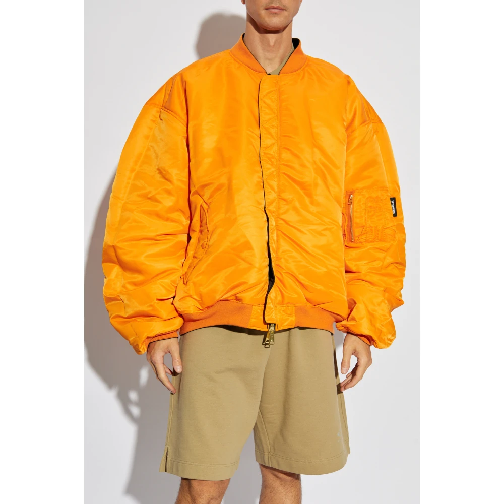 Vetements 'Bomber' jack Black Heren
