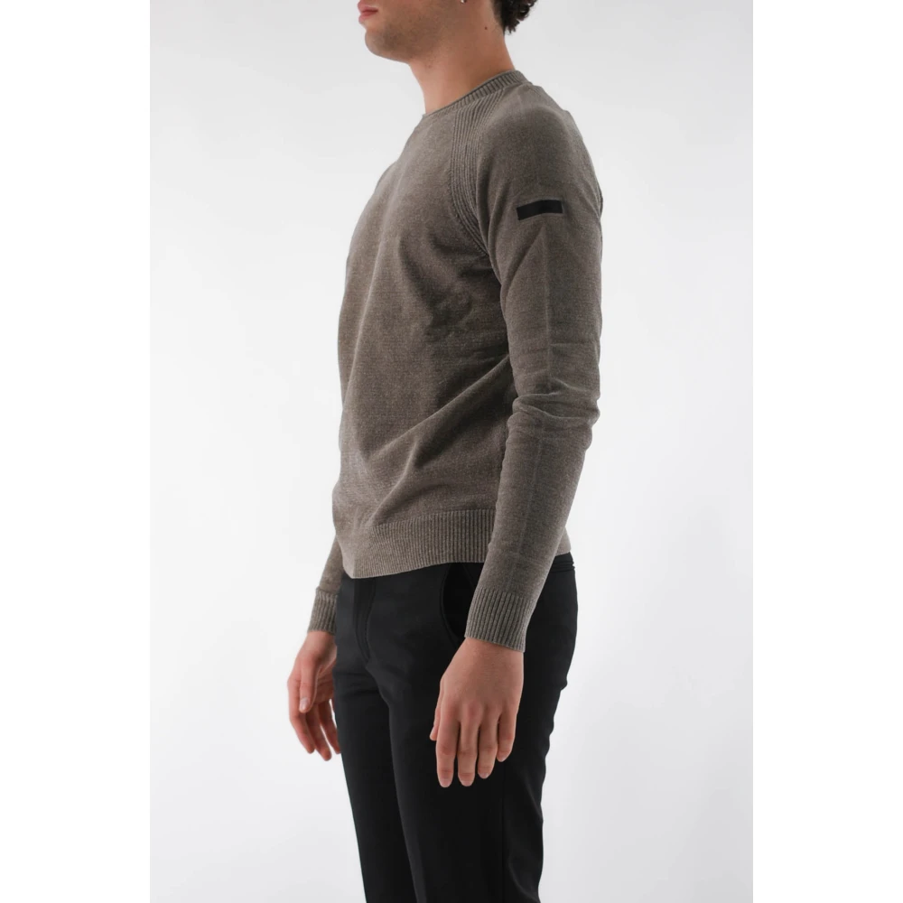 RRD Fluweel ronde hals trui Gray Heren