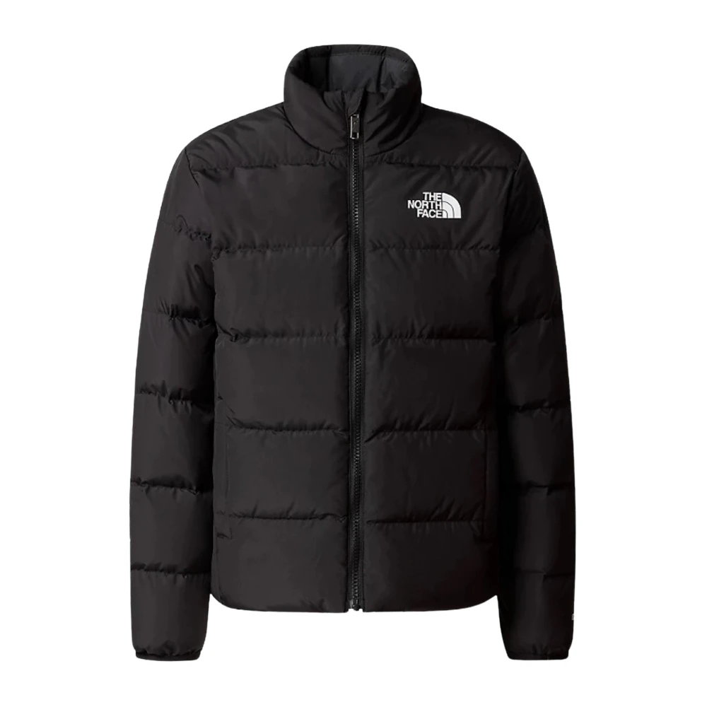 The North Face Omkeerbare gewatteerde jas met logo print Black