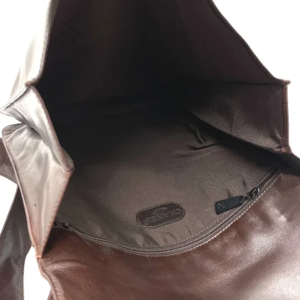 Chanel Vintage Pre-owned Leather chanel-bags Brown Dames